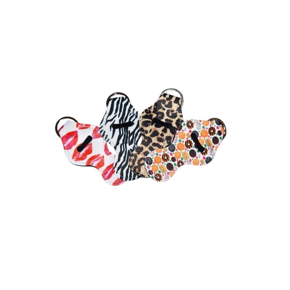 S19. Bulk Neoprene Lipstick/Chapstick Holders/Key Ring